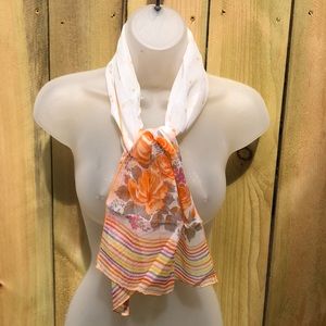 VTG Burmel Breezy Floral Oblong Scarf